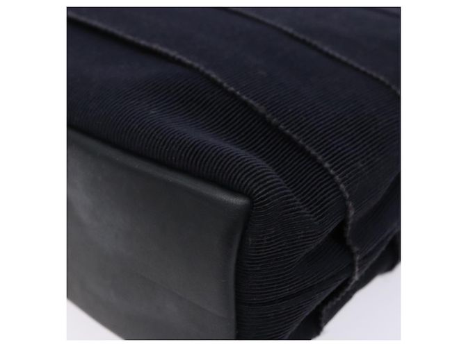 Borsa Vala in tela nera e oro Auth 138464 di Salvatore Ferragamo Nero D'oro - vista 15