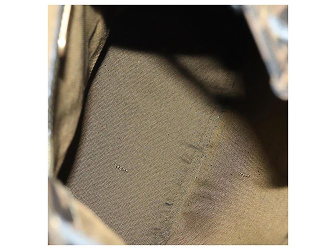 FENDI Zucca Canvas Rucksack Schwarz Braun Auth 134435 - Ansicht 11