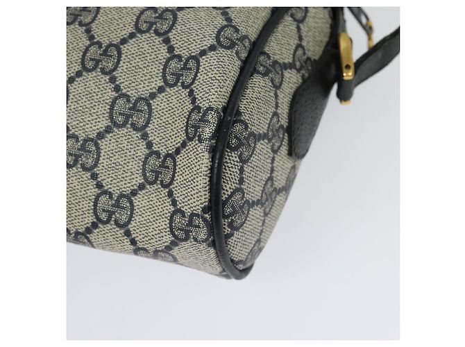 Borsa a Spalla Gucci GG Supreme Sherry Line PVC Blu Navy Oro 32 02 004 Auth 139167 Rosso D'oro - vista 17