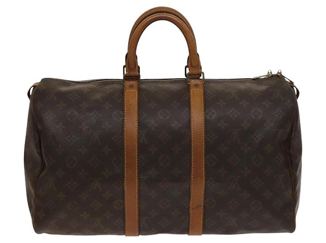 LOUIS VUITTON Borsa Boston Monogram Keepall 45 M41428 LV Auth 138784 Monogramma - vista 2