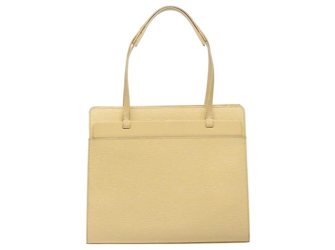 LOUIS VUITTON Borsa Tote Croisette PM Epi Vaniglia M5249A LV Auth 126679 - vista 3