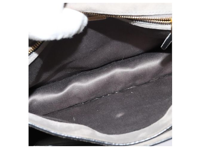 Miu Miu Handtasche Leder 2-Wege Grau Gold Auth yk19199V Braun Golden - Ansicht 9