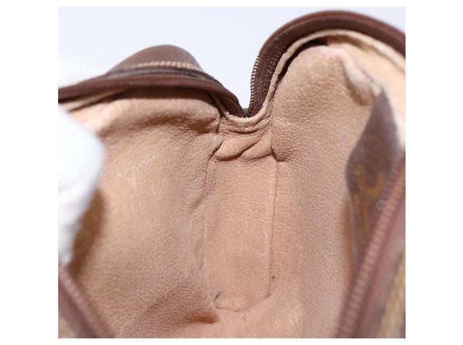 Borsa Gucci GG Supreme Web Sherry Line in PVC beige e oro 116 02 089 Auth 136796 D'oro - vista 21