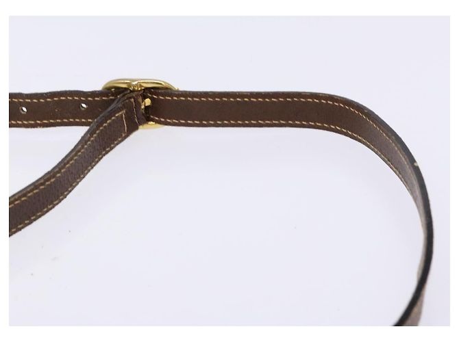 Borsa Gucci GG Supreme Web Sherry Line in PVC beige e oro 116 02 089 Auth 136796 D'oro - vista 8