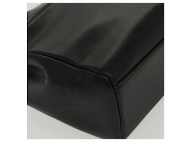 Borsa a Spalla Gianni Versace in Pelle Nera e Oro Auth bs28537 Nero D'oro - vista 16
