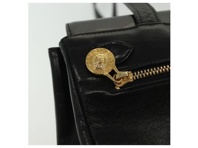 Borsa a Spalla Gianni Versace in Pelle Nera e Oro Auth bs28537 Nero D'oro - vista 18
