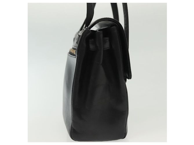 Borsa a Spalla Gianni Versace in Pelle Nera e Oro Auth bs28537 Nero D'oro - vista 4