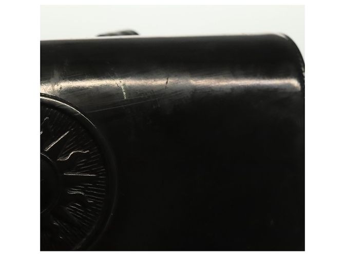 Borsa a Spalla Gianni Versace in Pelle Nera e Oro Auth bs28537 Nero D'oro - vista 9