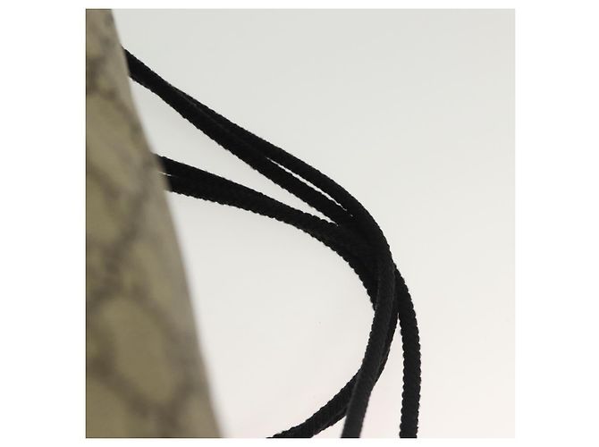 GUCCI GG Supreme Drawstring Backpack PVC Beige 473872 Auth BA4762 - view 9
