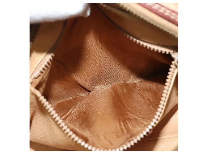 Céline Borsa a Spalla in Tela Macadam CELINE Beige Auth 138274 - vista 10