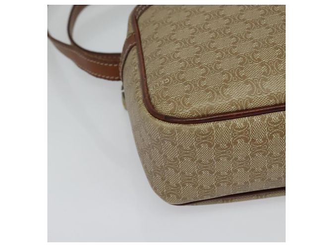 Céline Borsa a Spalla in Tela Macadam CELINE Beige Auth 138274 - vista 14
