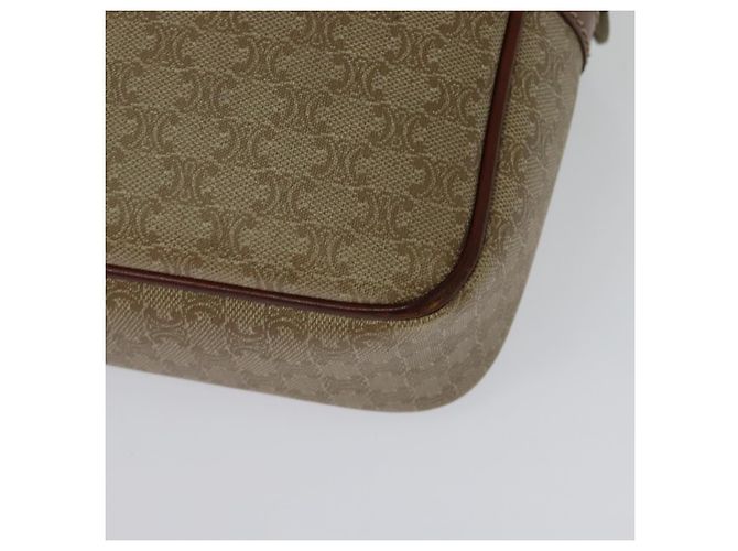 Céline Borsa a Spalla in Tela Macadam CELINE Beige Auth 138274 - vista 17