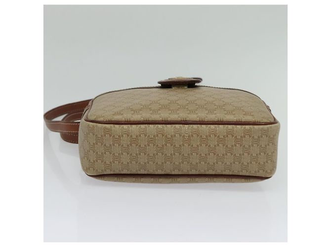Céline Borsa a Spalla in Tela Macadam CELINE Beige Auth 138274 - vista 5