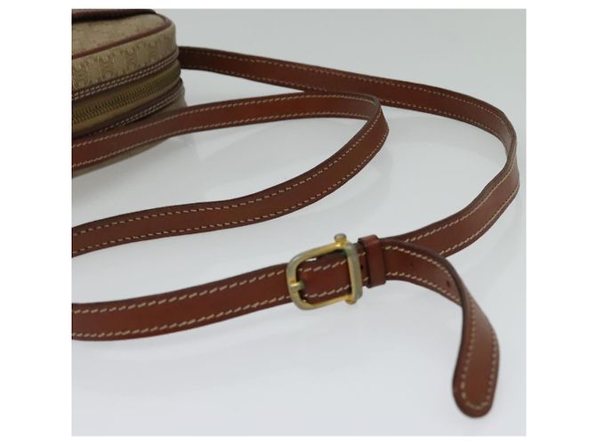 Céline Borsa a Spalla in Tela Macadam CELINE Beige Auth 138274 - vista 7