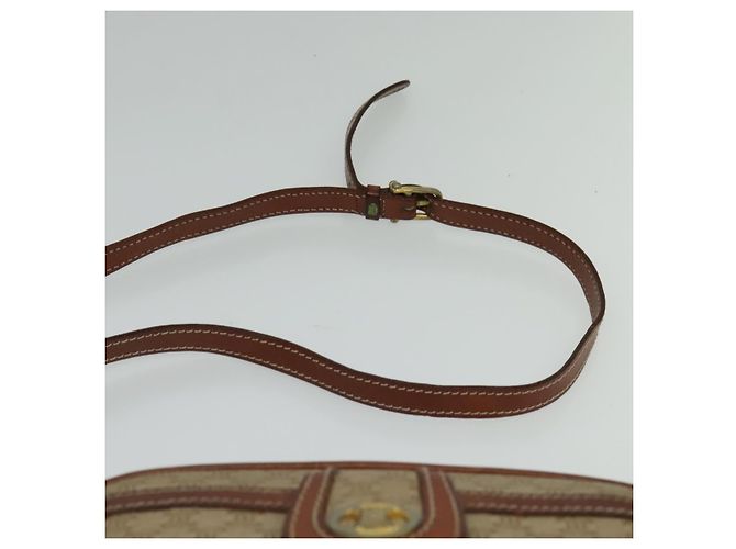 Céline Borsa a Spalla in Tela Macadam CELINE Beige Auth 138274 - vista 8