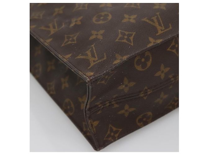 LOUIS VUITTON Borsa Sac Plat Monogram M51140 LV Auth 138610 Monogramma - vista 14