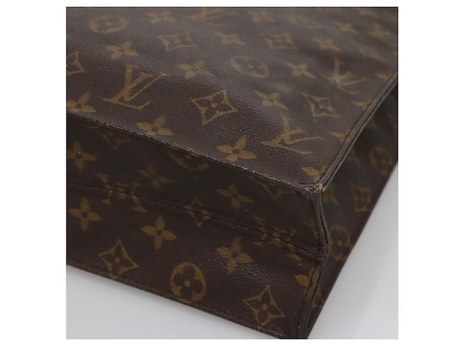 LOUIS VUITTON Borsa Sac Plat Monogram M51140 LV Auth 138610 Monogramma - vista 9
