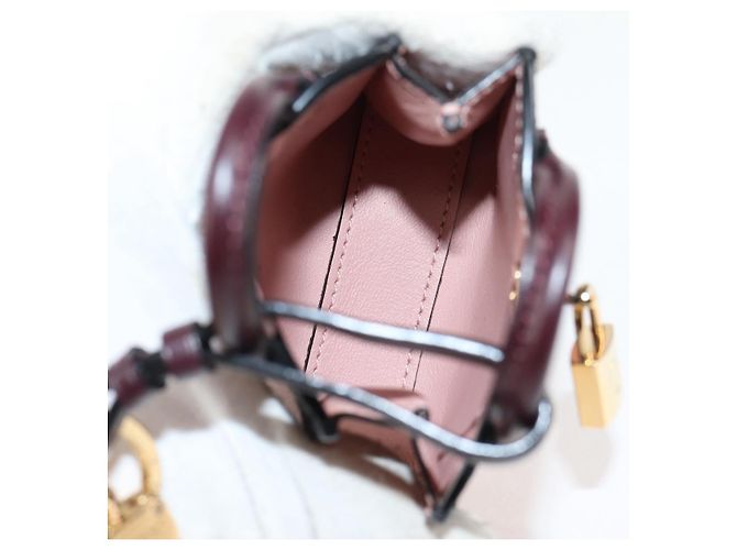 LOUIS VUITTON City Steamer Charm Pelle Rosa MP1787 LV Auth 136548M - vista 11