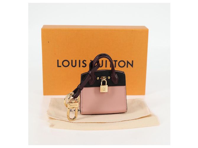 LOUIS VUITTON City Steamer Charm Pelle Rosa MP1787 LV Auth 136548M - vista 12