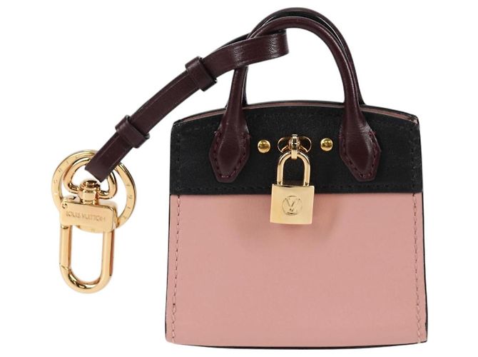 LOUIS VUITTON City Steamer Charm Pelle Rosa MP1787 LV Auth 136548M - vista 13