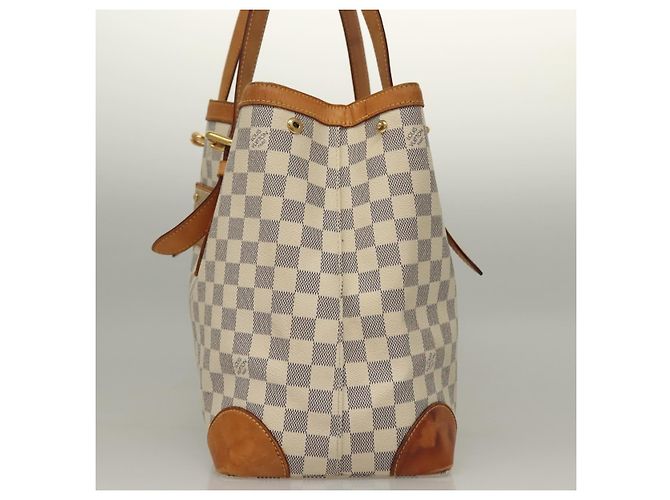 LOUIS VUITTON Borsa Tote Hampstead MM Damier Azur N51206 Auth LV 135893 - vista 4