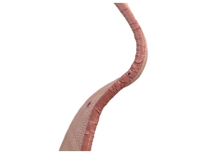 Valentino Garavani Bracciale in pelle Rockstud rosa - vista 8