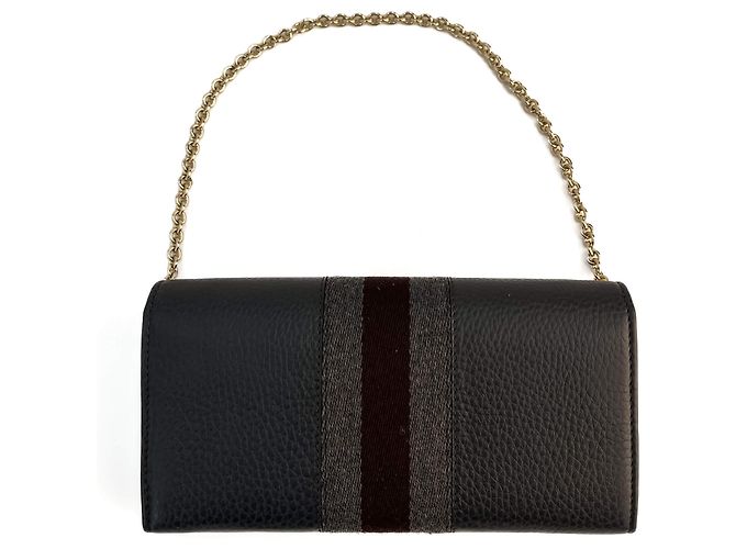 Gucci Borsa a tracolla in pelle Horsebit Web grigia Grigio - vista 6