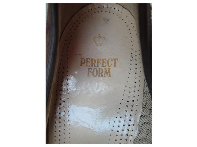 Autre Marque Ballerine in pelle di cervo marrone scuro - vista 7