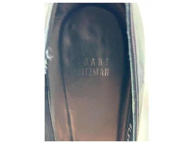 Scarpins Stuart Weitzman em couro azul marinho - vista 12