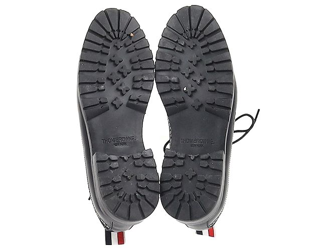 Brogues Longwing Classici Thom Browne in Pelle Nera Nero - vista 6