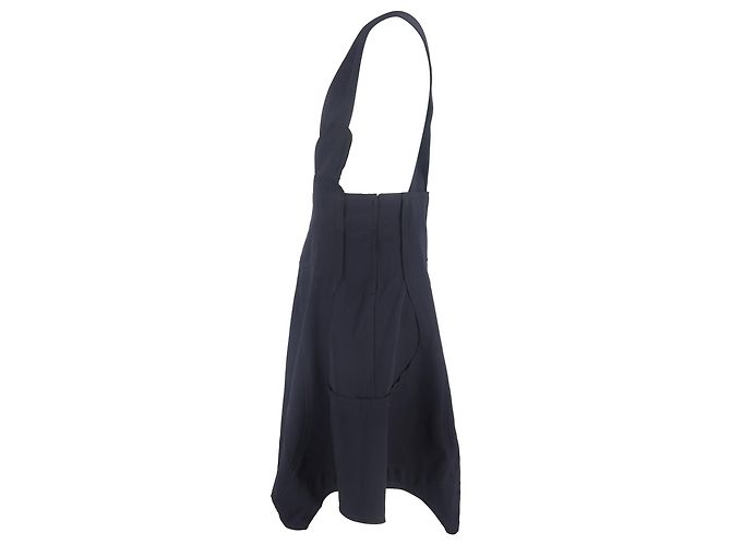 Comme Des Garcons Vestido Pinafore Comme Des Garçons en Poliéster Azul Marino - vista 2