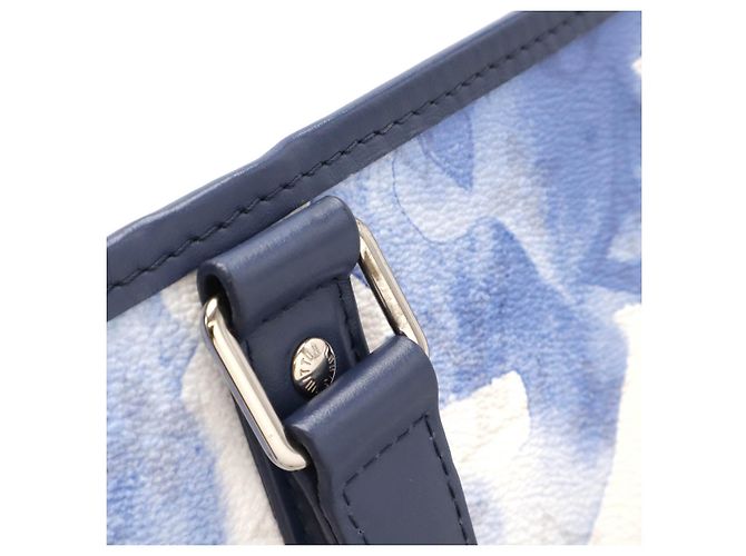 Borsa tote 2 in 1 Monogram Watercolor Louis Vuitton Bianco Blu - vista 5