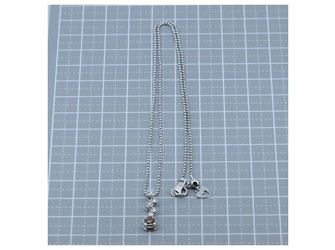 Autre Marque Collana di diamanti Kashikey PT900 PT850 Argento - vista 5