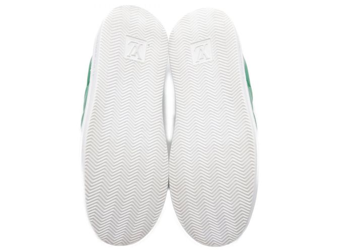 Monogram Leder Slipper Beverly Hills von Louis Vuitton Grün - Ansicht 8