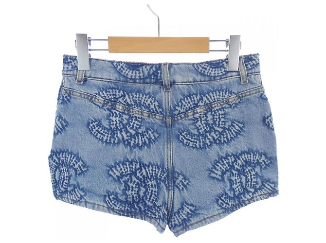Shorts Chanel P76377V68120 Blu - vista 2