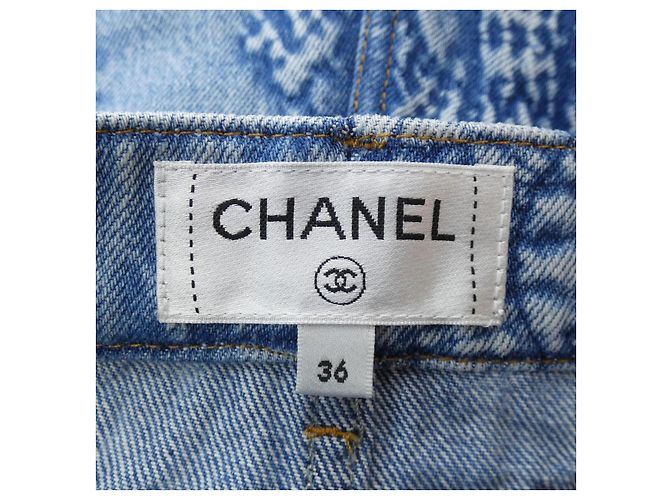 Shorts Chanel P76377V68120 Blu - vista 5