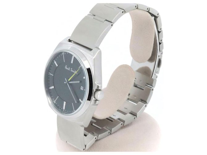 Paul Smith Closed Eyes Edelstahl Uhr Schwarz - Ansicht 3