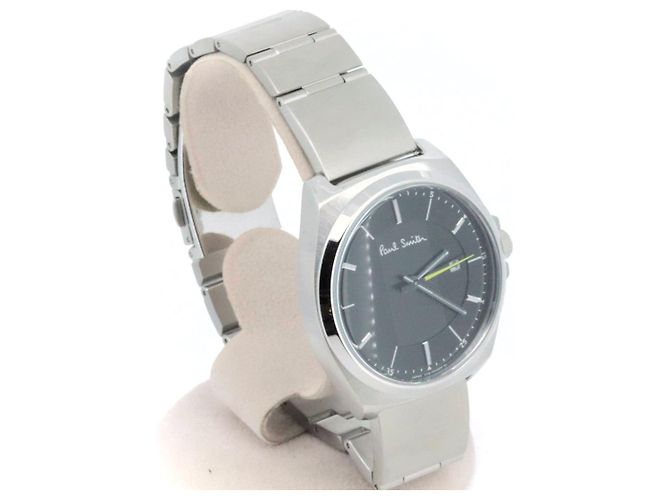 Paul Smith Closed Eyes Edelstahl Uhr Schwarz - Ansicht 4