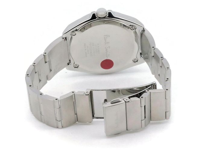 Paul Smith Closed Eyes Edelstahl Uhr Schwarz - Ansicht 5