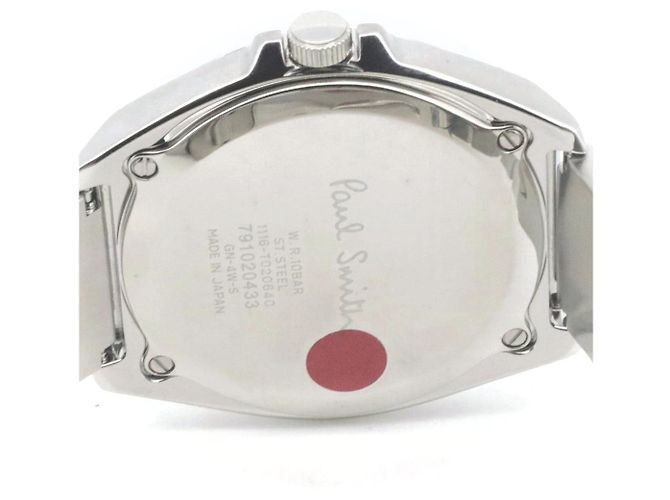 Paul Smith Closed Eyes Edelstahl Uhr Schwarz - Ansicht 6
