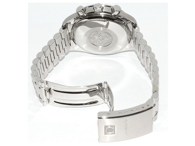 Omega Silver Dial Speedmaster Automatik Uhr 3521.30 Silber - Ansicht 2