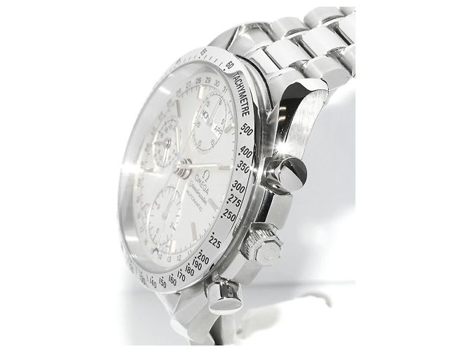Omega Silver Dial Speedmaster Automatik Uhr 3521.30 Silber - Ansicht 3