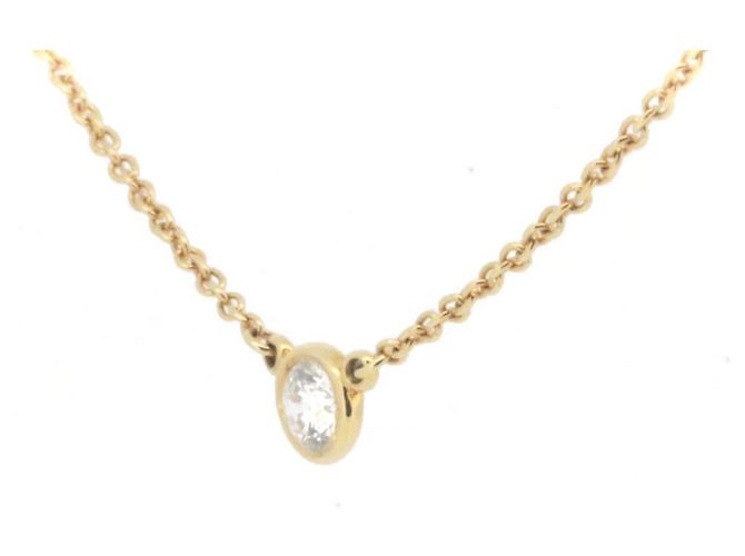 Elsa Peretti Tiffany & Co. By the Yard Au750 Diamant-Halskette Golden - Ansicht 3