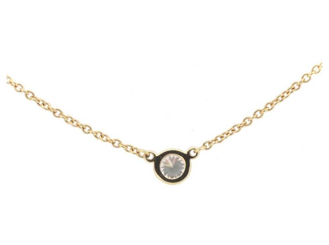 Elsa Peretti Tiffany & Co. By the Yard Au750 Diamant-Halskette Golden - Ansicht 4