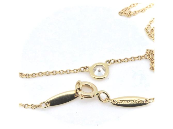 Elsa Peretti Tiffany & Co. By the Yard Au750 Diamant-Halskette Golden - Ansicht 6