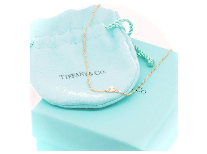 Elsa Peretti Tiffany & Co. By the Yard Au750 Diamant-Halskette Golden - Ansicht 7