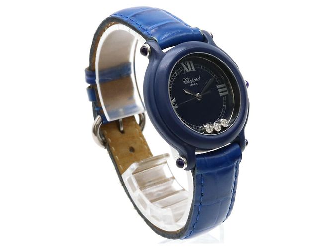 Chopard Happy Diamonds Kunststoffquarz Blau - Ansicht 3