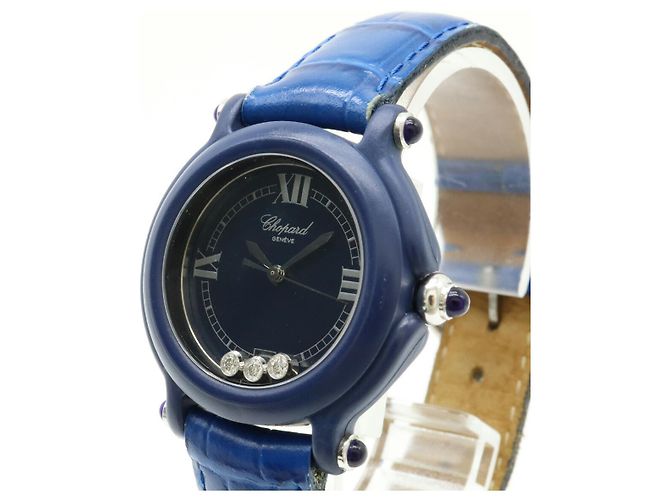 Chopard Happy Diamonds Kunststoffquarz Blau - Ansicht 4