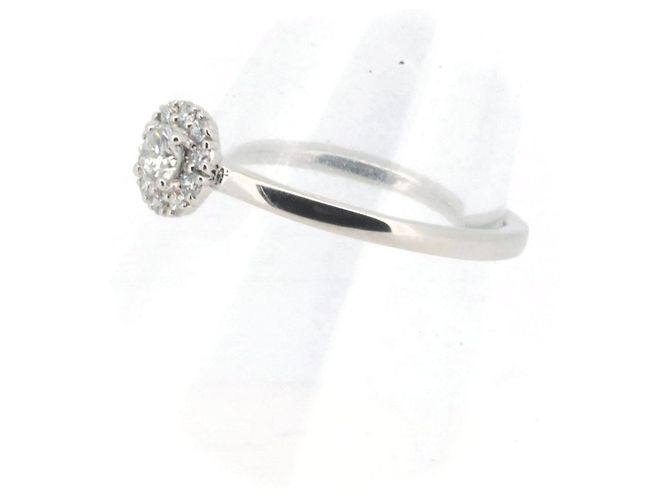 Autre Marque GSTV PT950 Diamantring Silber - Ansicht 2