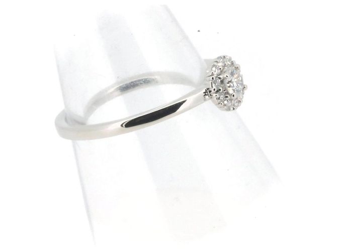 Autre Marque GSTV PT950 Diamantring Silber - Ansicht 3
